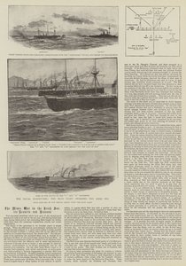 The Naval Manoeuvres, the Blue Fleet Sweeping the Irish Sea